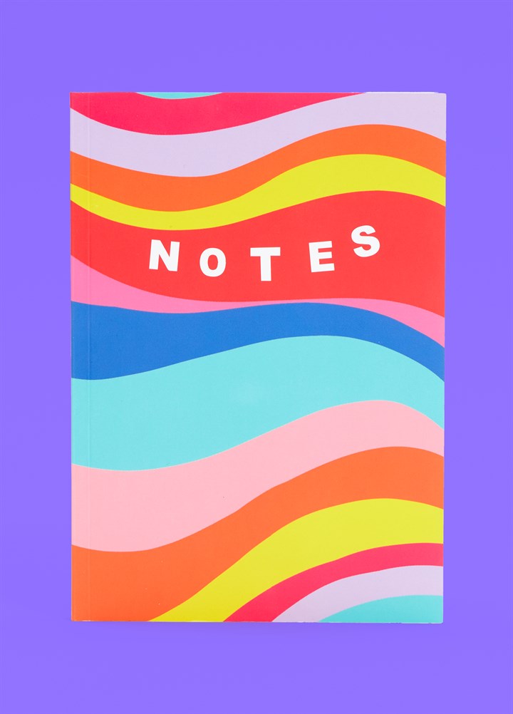 Wavy Notes Notebook